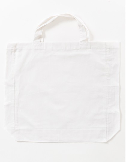 Baumwolltasche mit Seitenfalte