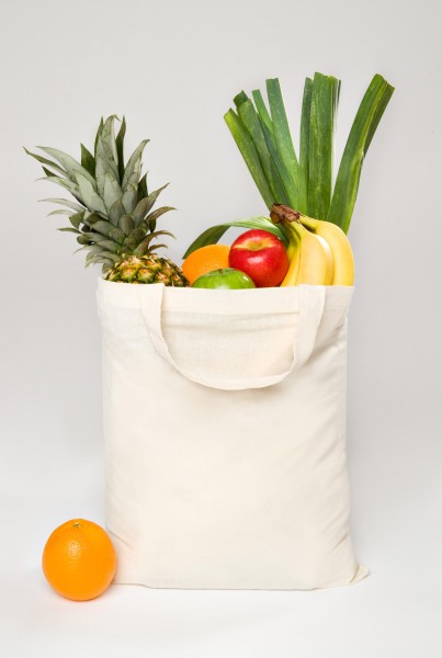 Baumwolltasche PREMIUM Kurze Henkel