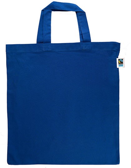 Baumwolltasche Fairtrade, kurze Henkel